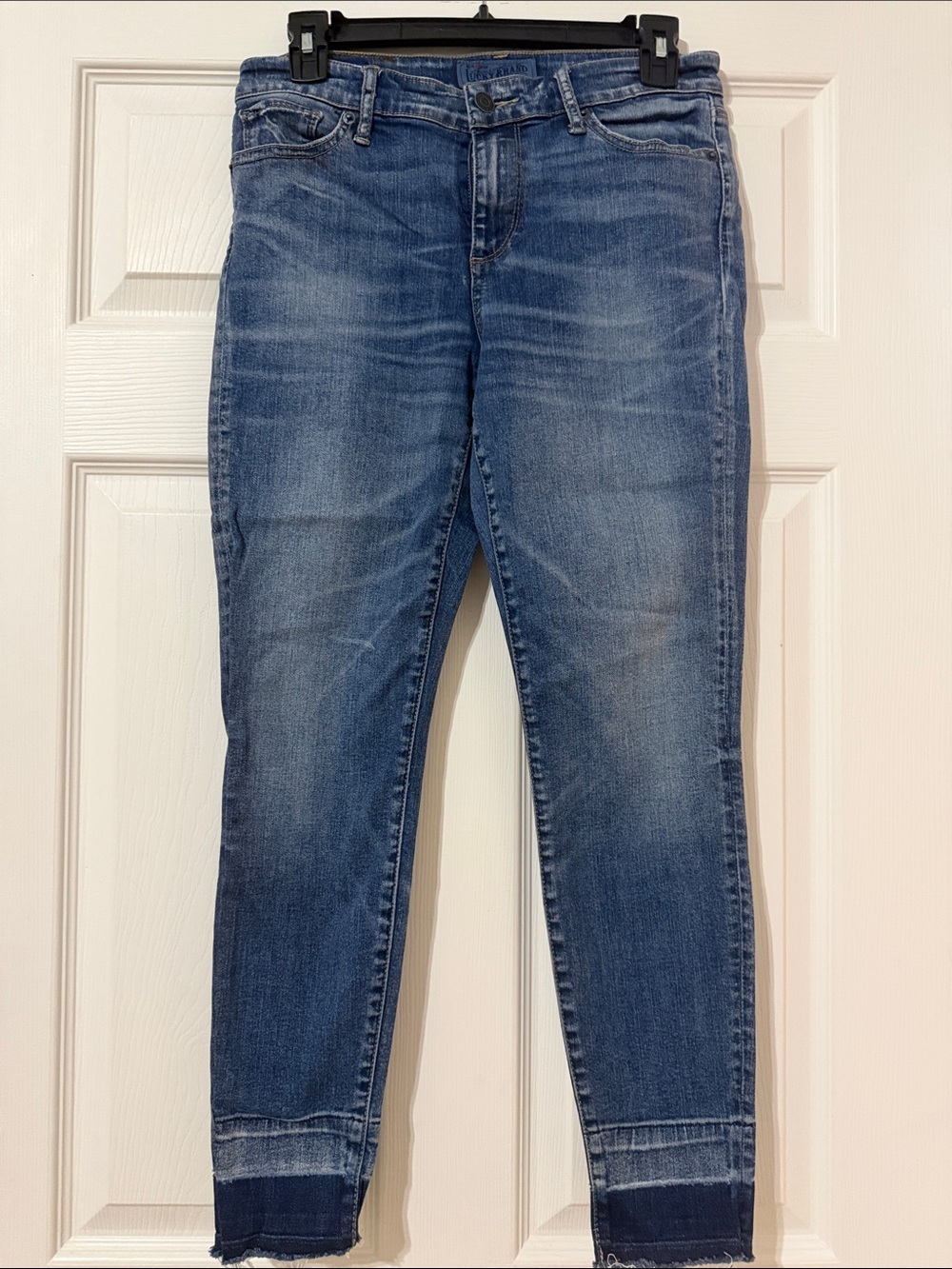 Lucky Brand Washed Blue Ankle Skinny Jeans